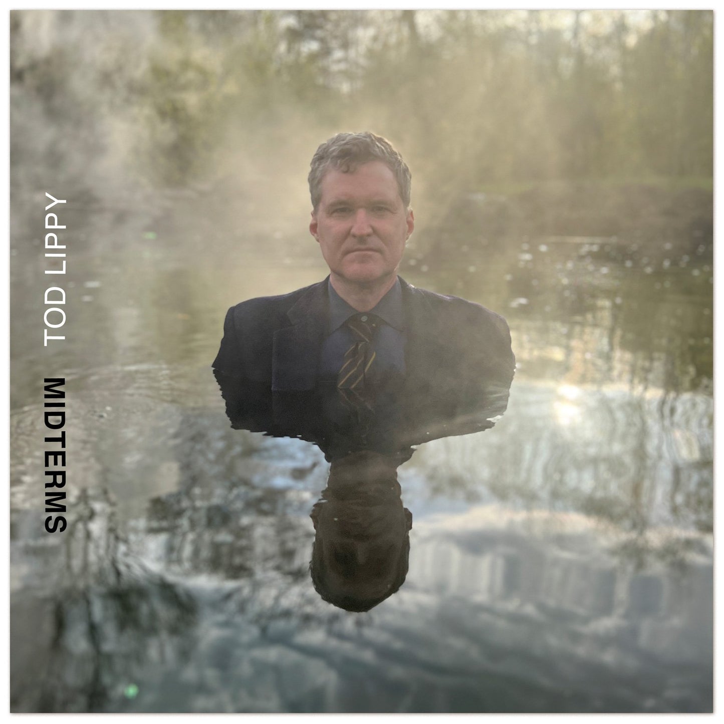 10" LATHE-CUT VINYL EDITION OF "MIDTERMS" EP (with painting by Steve Keene)
