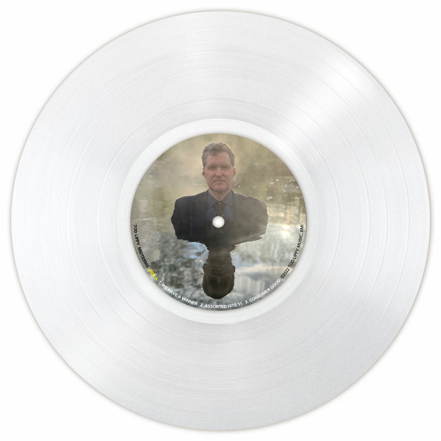 10" LATHE-CUT VINYL EDITION OF "MIDTERMS" EP (with painting by Steve Keene)